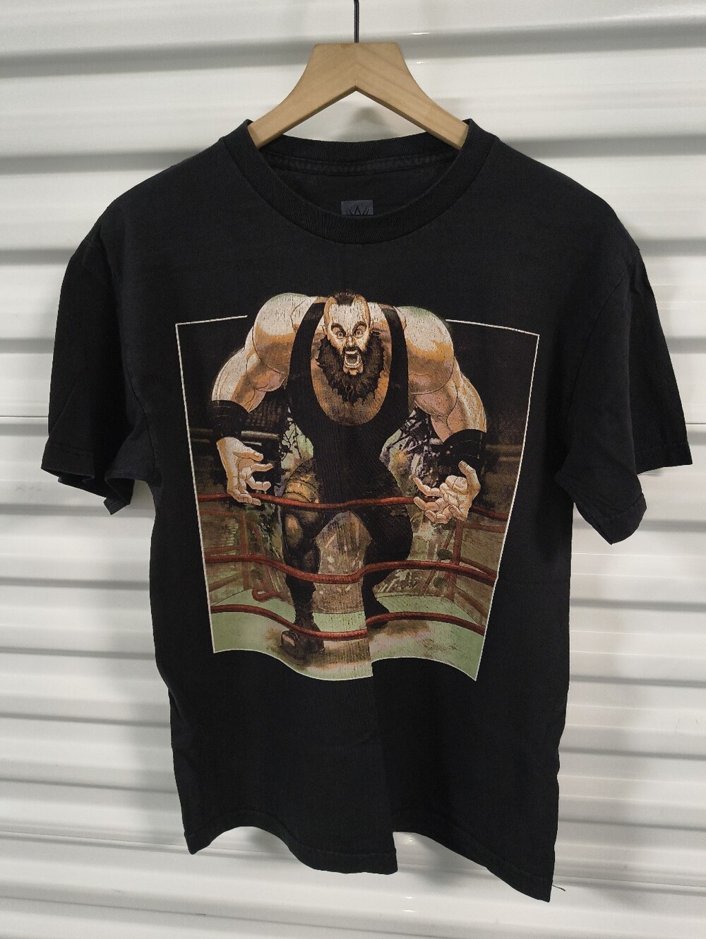 2018 WWE Braun Strowman I'm Not Finished With You Graphic T-Shirt M Wrestling